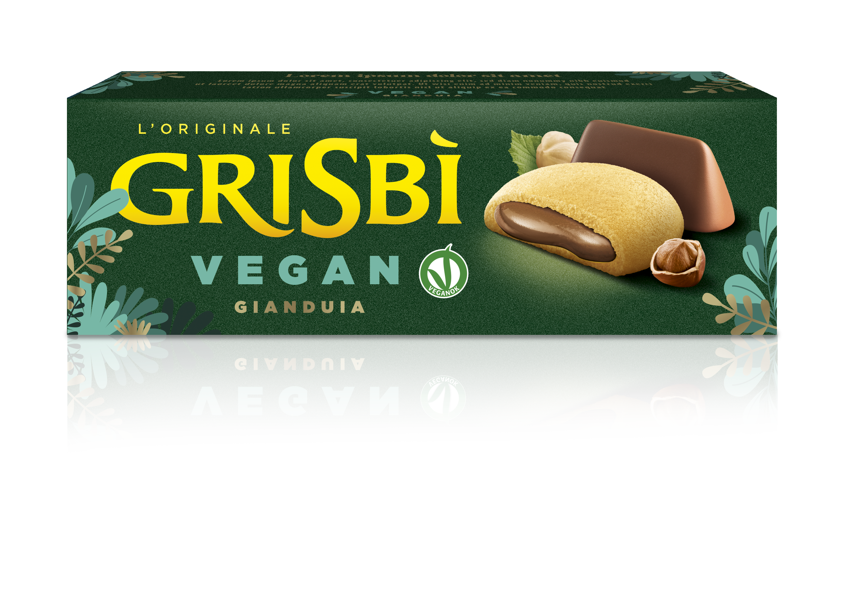 Grisbi Vegan Gianduia mogyorókrémmel töltött keksz 135g