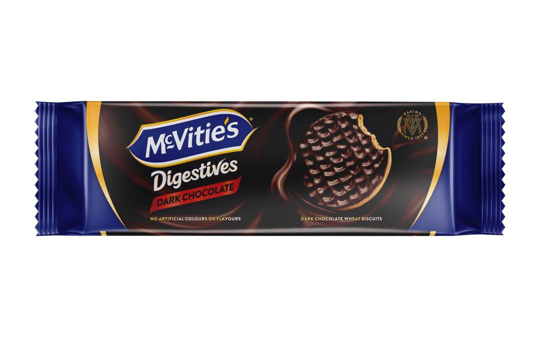 McVities Digestive Original Dark teljeskiőrlésű étcsokoládés keksz 150g