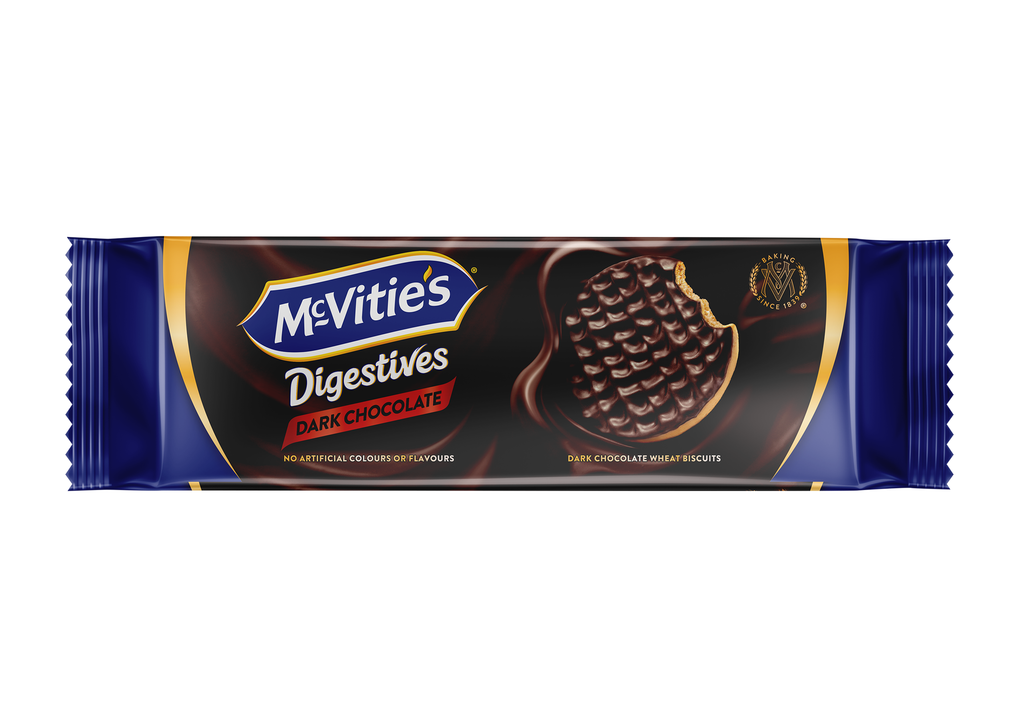 McVities Digestive Original Dark teljeskiőrlésű étcsokoládés keksz 150g