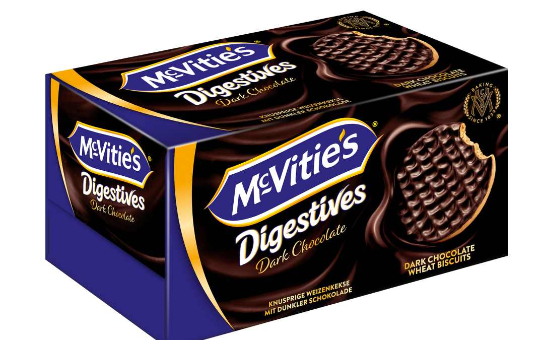 McVities Digestive Original Dark teljeskiőrlésű étcsokoládés keksz 200g