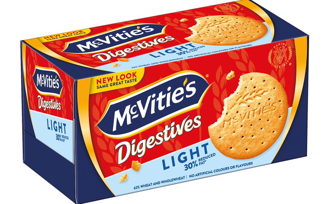 McVities Digestive Original Light teljeskiőrlésű keksz 250g