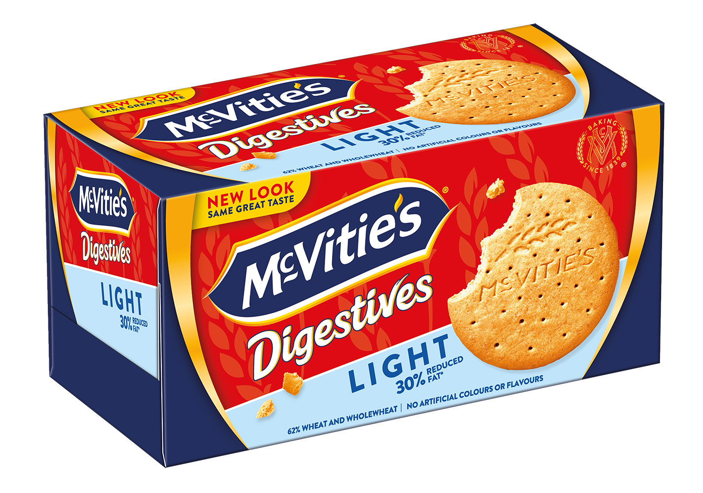 McVities Digestive Original Light teljeskiőrlésű keksz 250g