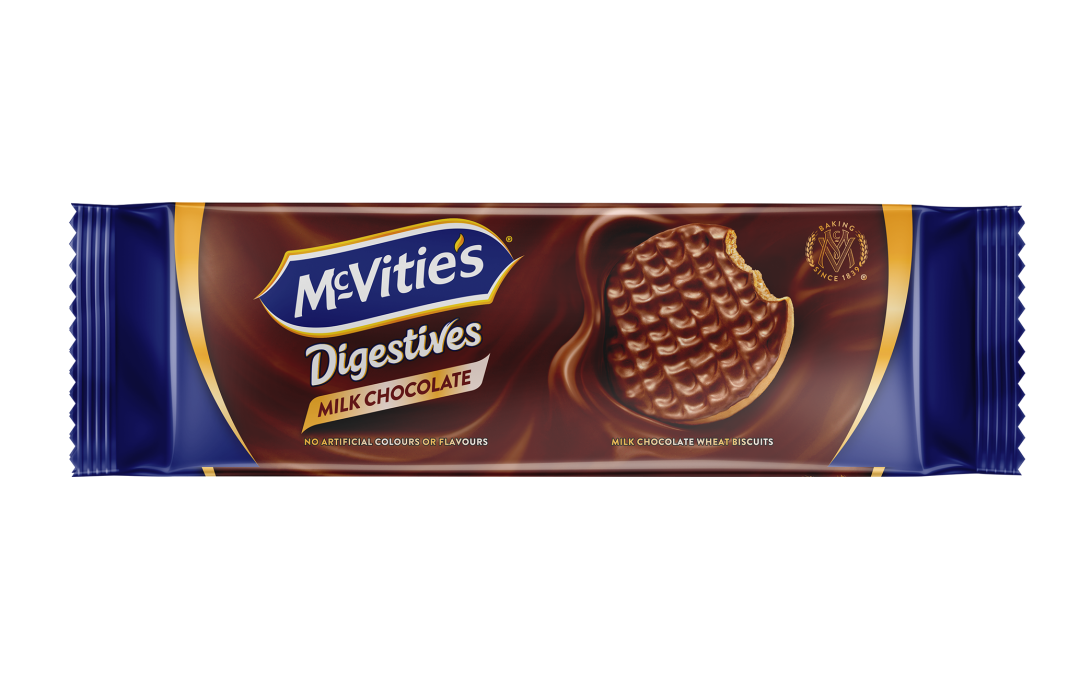 McVities Digestive Original Milk teljeskiőrlésű tejcsokoládés keksz 150g