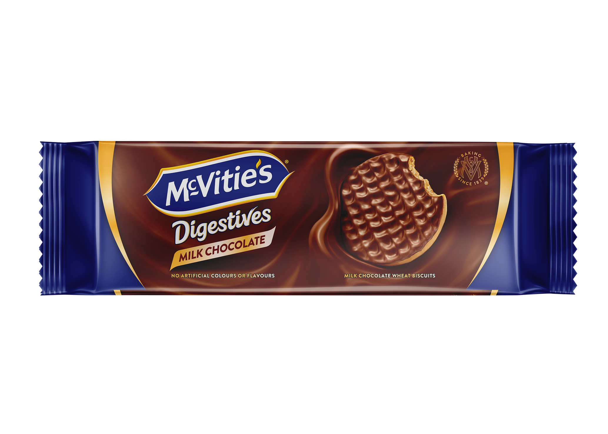 McVities Digestive Original Milk teljeskiőrlésű tejcsokoládés keksz 150g