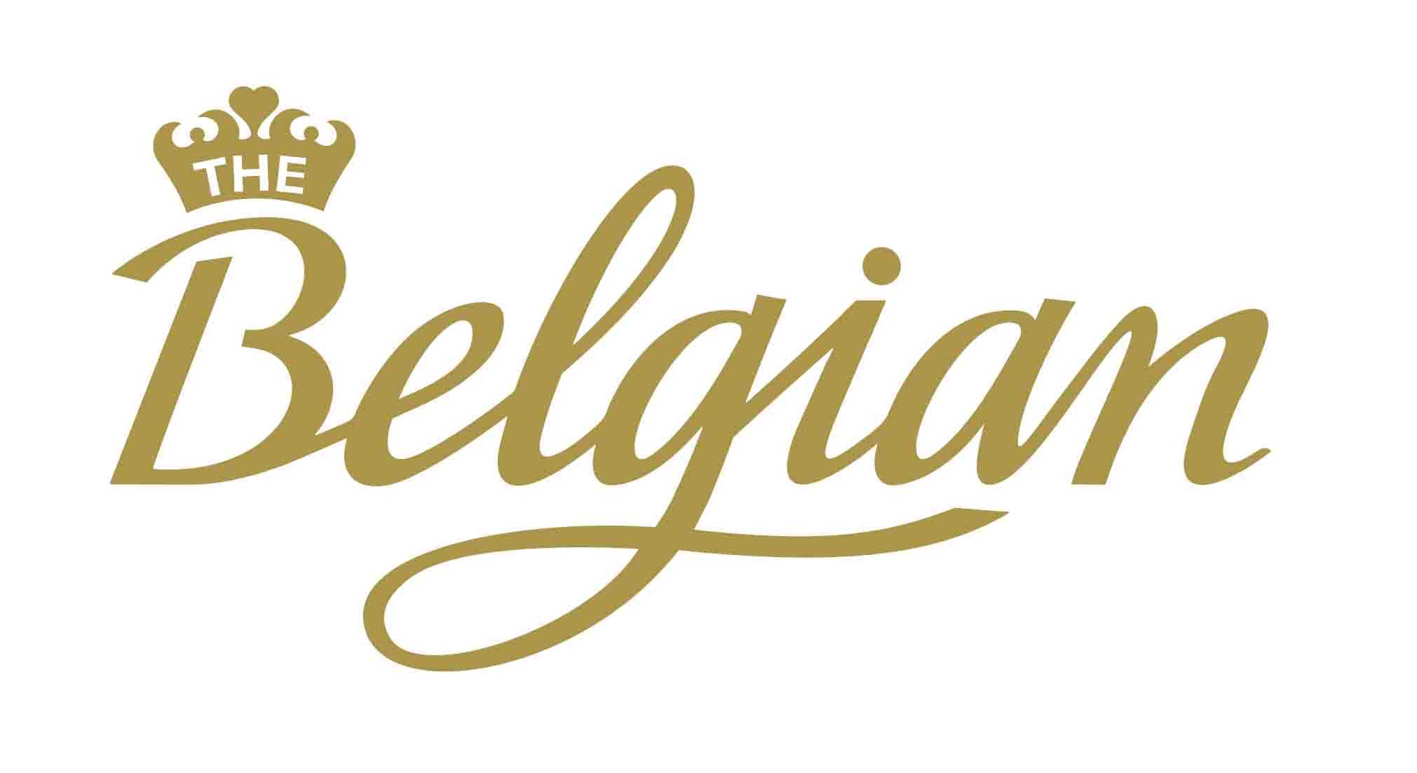The Belgian csokoládé logo The Belgian csokoládé logo